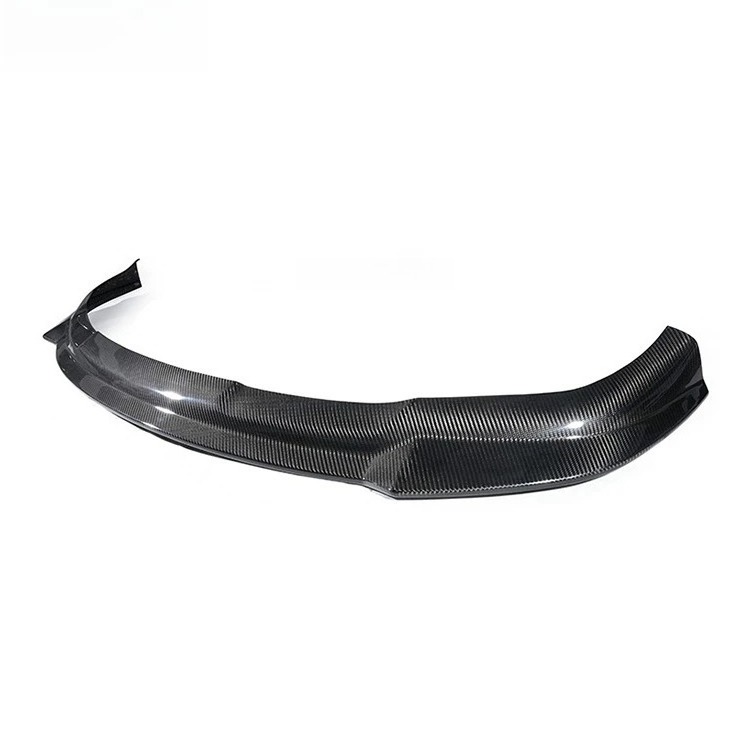 For  Model X 2023 Dry Carbon Fiber Front Bumper Lip Spoiler Exterior Body Kit